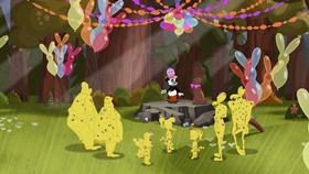 Screenshots from the 2018 Universal 1440 Entertainment cartoon The Yolk