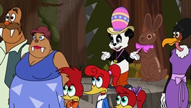 Screenshots from the 2018 Universal 1440 Entertainment cartoon The Yolk