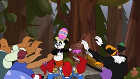 Screenshots from the 2018 Universal 1440 Entertainment cartoon The Yolk