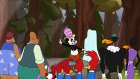 Screenshots from the 2018 Universal 1440 Entertainment cartoon The Yolk