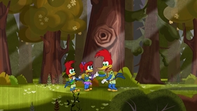 Screenshots from the 2018 Universal 1440 Entertainment cartoon Scout