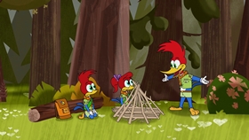 Screenshots from the 2018 Universal 1440 Entertainment cartoon Scout