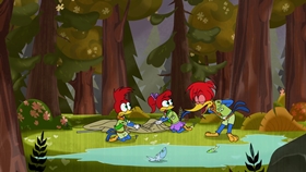 Screenshots from the 2018 Universal 1440 Entertainment cartoon Scout