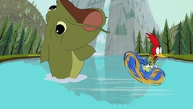 Screenshots from the 2018 Universal 1440 Entertainment cartoon Scout