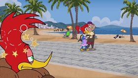 Screenshots from the 2018 Universal 1440 Entertainment cartoon Blame It On Rio De Janeiro