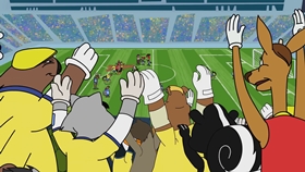 Screenshots from the 2018 Universal 1440 Entertainment cartoon Blame It On Rio De Janeiro