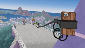 Screenshots from the 2018 Universal 1440 Entertainment cartoon Blame It On Rio De Janeiro