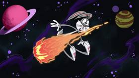 Screenshots from the 2018 Warner Bros. Television cartoon One Carroter in Search of an Artist