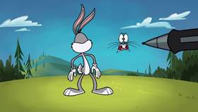 Screenshots from the 2018 Warner Bros. Television cartoon One Carroter in Search of an Artist