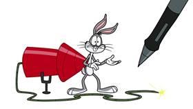 Screenshots from the 2018 Warner Bros. Television cartoon One Carroter in Search of an Artist