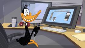 Screenshots from the 2018 Warner Bros. Television cartoon One Carroter in Search of an Artist