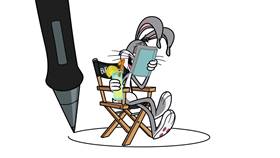 Screenshots from the 2018 Warner Bros. Television cartoon One Carroter in Search of an Artist