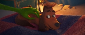 Screenshots from the 2019 Illumination Entertainment cartoon The Dog Days of Winter
