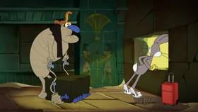 Screenshots from the 2019 Warner Bros. Television cartoon Mummy Dummy