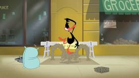 Screenshots from the 2019 Warner Bros. Television cartoon Wet Cement