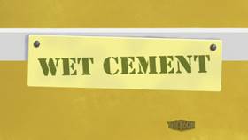 Screenshots from the 2019 Warner Bros. Television cartoon Wet Cement