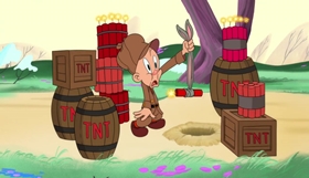 Screenshots from the 2019 Warner Bros. Television cartoon Dynamite Dance