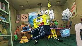 Screenshots from the 2019 United Plankton Pictures cartoon Breakin