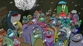 Screenshots from the 2019 United Plankton Pictures cartoon Breakin