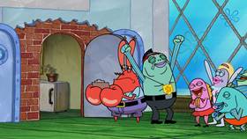 Screenshots from the 2019 United Plankton Pictures cartoon Breakin