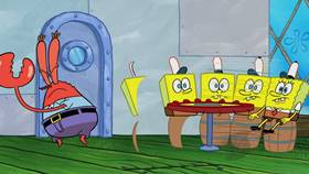 Screenshots from the 2019 United Plankton Pictures cartoon Breakin