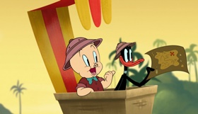 Screenshots from the 2019 Warner Bros. Television cartoon Curse of the Monkeybird