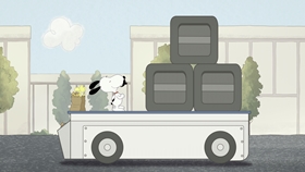 Screenshots from the 2019 DHX Media Ltd. cartoon Mission 3: The Graduation