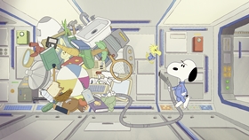 Screenshots from the 2019 DHX Media Ltd. cartoon Mission 4: Welcome to the ISS