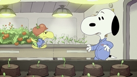 Screenshots from the 2019 DHX Media Ltd. cartoon Mission 5: I Never Promised You a Space Garden