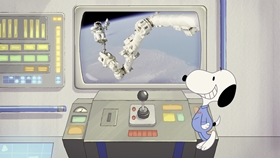 Screenshots from the 2019 DHX Media Ltd. cartoon Mission 6: Space Sleepwalking