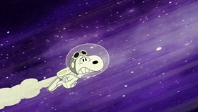 Screenshots from the 2019 DHX Media Ltd. cartoon Mission 6: Space Sleepwalking