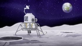Screenshots from the 2019 DHX Media Ltd. cartoon Mission 7: The Journey on Orion