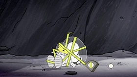 Screenshots from the 2019 DHX Media Ltd. cartoon Mission 8: Crater Crash