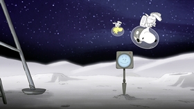 Screenshots from the 2019 DHX Media Ltd. cartoon Mission 8: Crater Crash