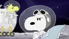 Screenshots from the 2019 DHX Media Ltd. cartoon Mission 9: Searching for Moon Rocks