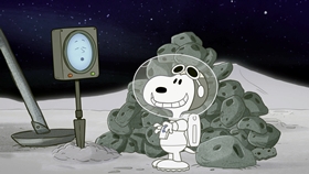 Screenshots from the 2019 DHX Media Ltd. cartoon Mission 9: Searching for Moon Rocks