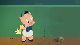 Screenshots from the 2019 Warner Bros. Television cartoon Pitcher Porky