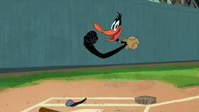 Screenshots from the 2019 Warner Bros. Television cartoon Pitcher Porky