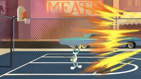 Screenshots from the 2019 Warner Bros. Television cartoon Basket Bugs