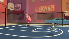 Screenshots from the 2019 Warner Bros. Television cartoon Basket Bugs