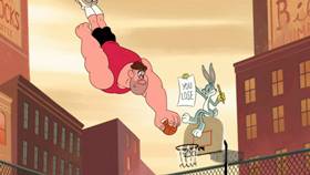 Screenshots from the 2019 Warner Bros. Television cartoon Basket Bugs