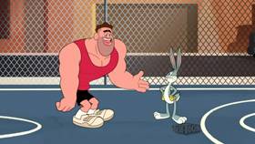 Screenshots from the 2019 Warner Bros. Television cartoon Basket Bugs