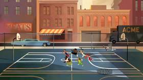 Screenshots from the 2019 Warner Bros. Television cartoon Basket Bugs