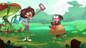 Screenshots from the 2019 Disney Television Animation cartoon No Signal