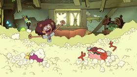 Screenshots from the 2019 Disney Television Animation cartoon Hop Popcorn