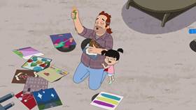 Screenshots from the 2020 Paper Kite Productions cartoon Pilot