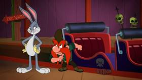 Screenshots from the 2020 Warner Bros. Television cartoon Pest Coaster