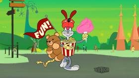 Screenshots from the 2020 Warner Bros. Television cartoon Pest Coaster