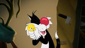 Screenshots from the 2020 Warner Bros. Television cartoon Boo! Appetweet