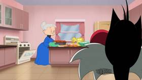 Screenshots from the 2020 Warner Bros. Television cartoon Boo! Appetweet